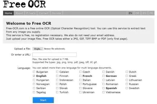 Free Ocr