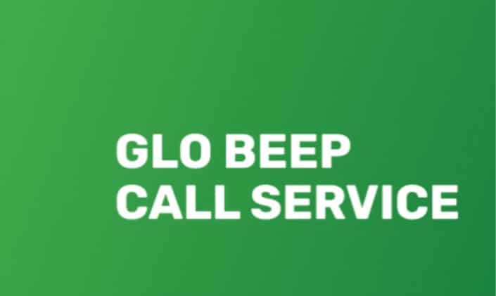 use glo beep without airtime