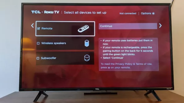 Select The Remote Option From The Setup Menu