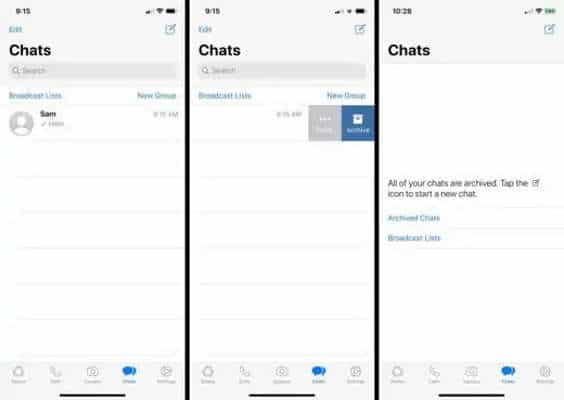 Whatsapp Archived Chats Ios