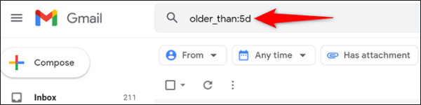 1 Older Emails Gmail
