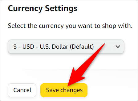 3 Amazon Site Save Changes