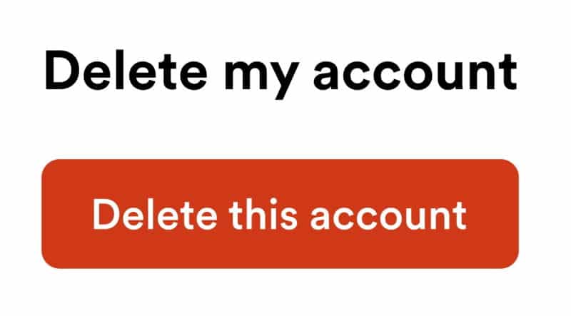 Delete Accounts