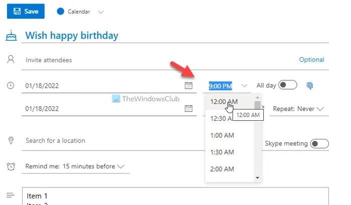 Outlook Calendar As To Do List Reminder