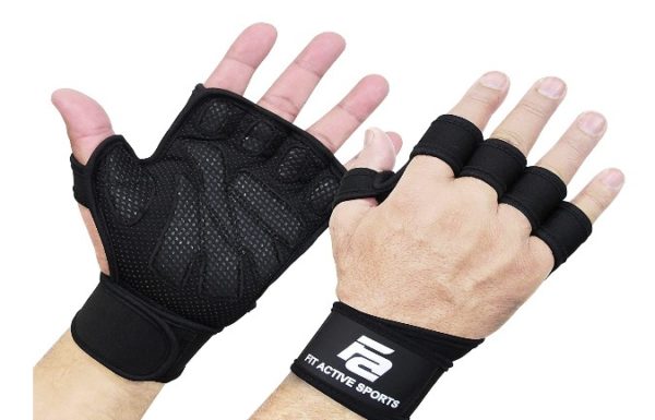 fit active sports workout gloves
