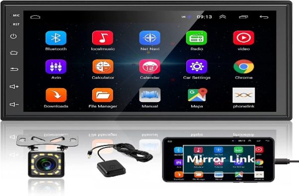 Podofo Double Din Android Car Stereo Radio