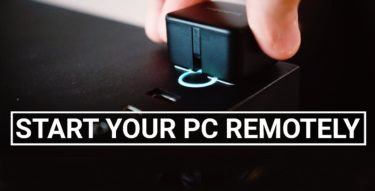 turn on the pc remotely