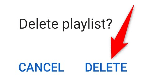 Select Delete.