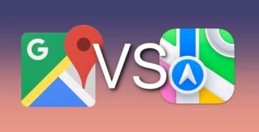 google maps and apple maps