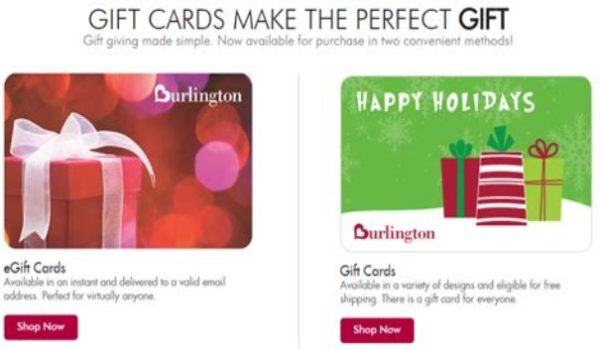 Burlington Gift Cards