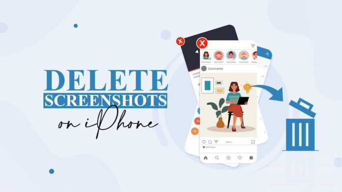 delete iphone screenshots