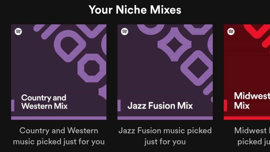 spotify niche mixes